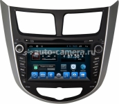 Штатное головное устройство DAYSTAR DS-7011HD Hyundai Solaris 2013+ ОС Android