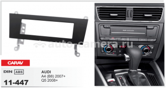 Переходная рамка для Audi A4 Carav 11-447, 1 din